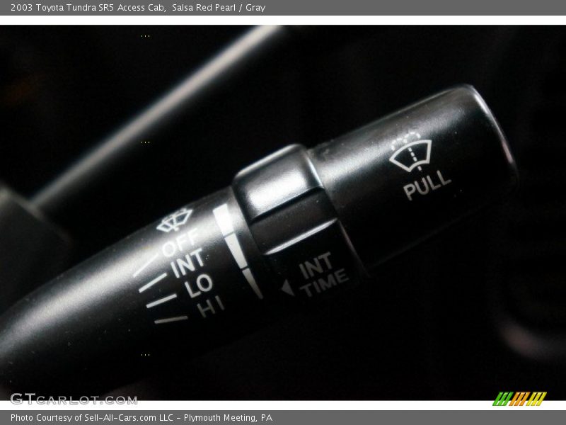 Salsa Red Pearl / Gray 2003 Toyota Tundra SR5 Access Cab