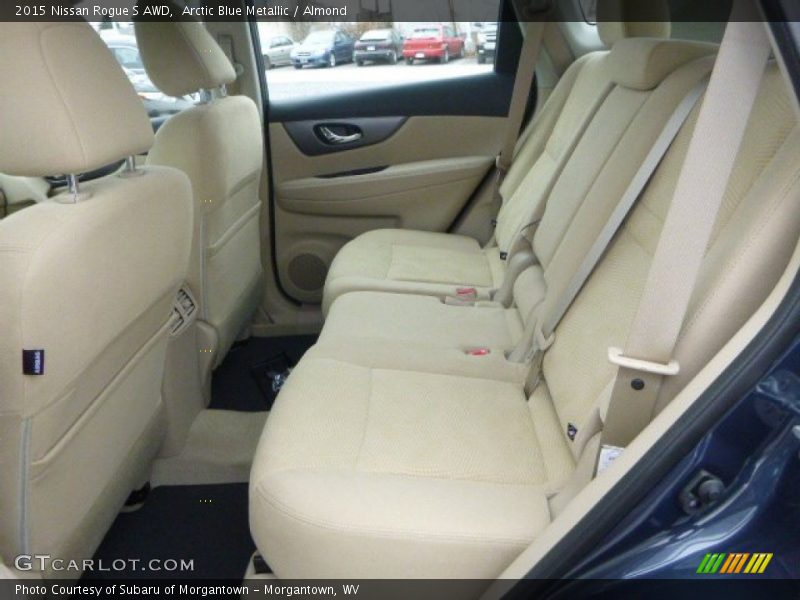 Arctic Blue Metallic / Almond 2015 Nissan Rogue S AWD