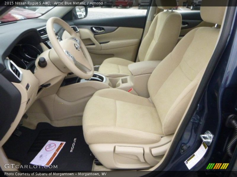  2015 Rogue S AWD Almond Interior