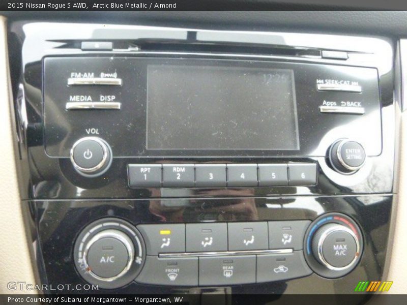 Arctic Blue Metallic / Almond 2015 Nissan Rogue S AWD
