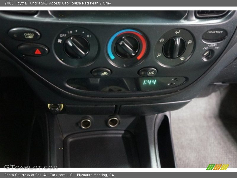 Salsa Red Pearl / Gray 2003 Toyota Tundra SR5 Access Cab