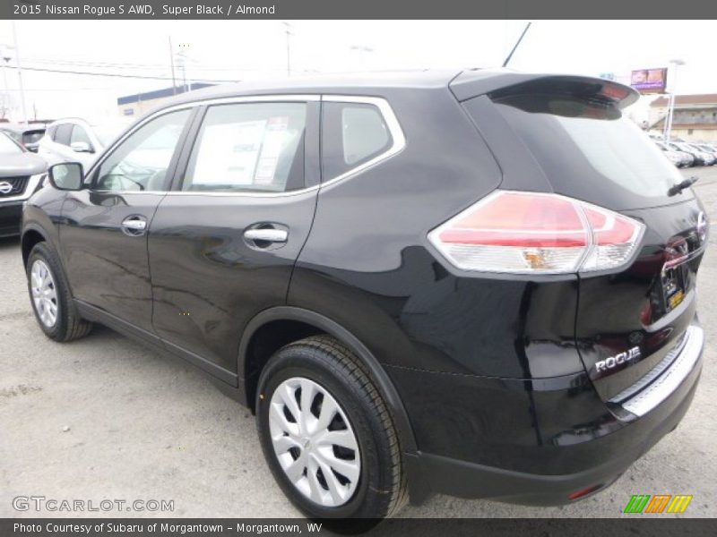 Super Black / Almond 2015 Nissan Rogue S AWD