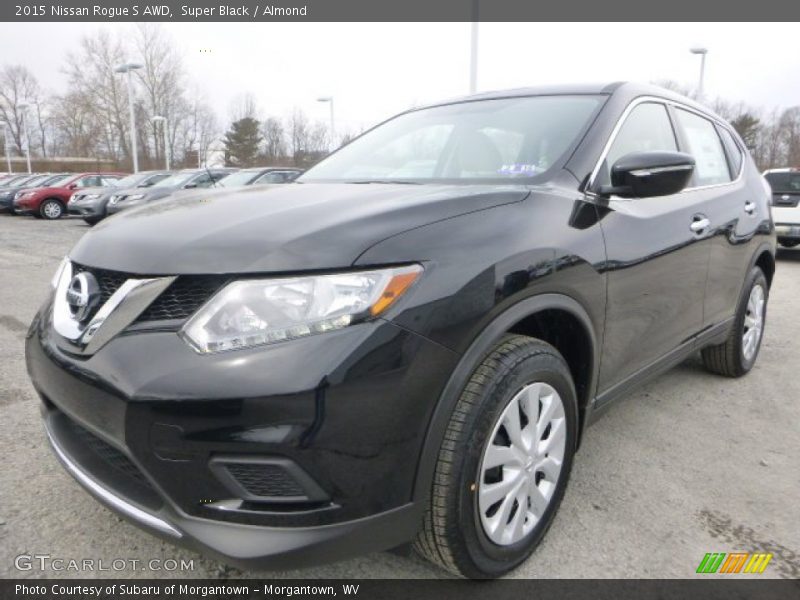 Super Black / Almond 2015 Nissan Rogue S AWD