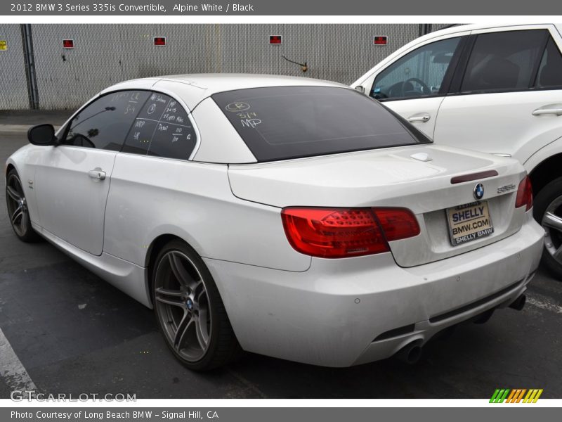 Alpine White / Black 2012 BMW 3 Series 335is Convertible