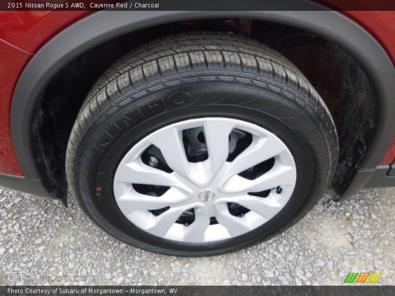Cayenne Red / Charcoal 2015 Nissan Rogue S AWD