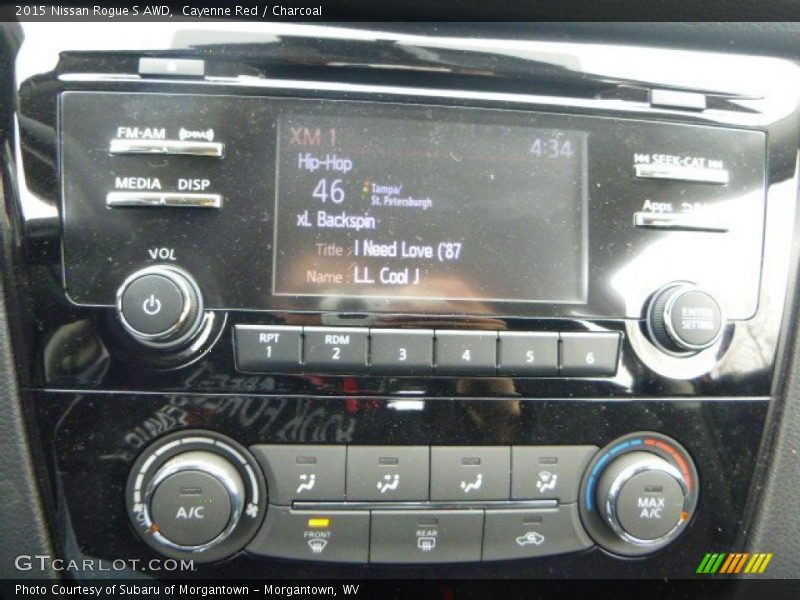 Cayenne Red / Charcoal 2015 Nissan Rogue S AWD