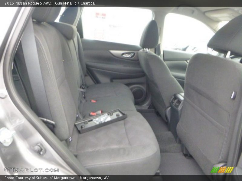 Gun Metallic / Charcoal 2015 Nissan Rogue S AWD