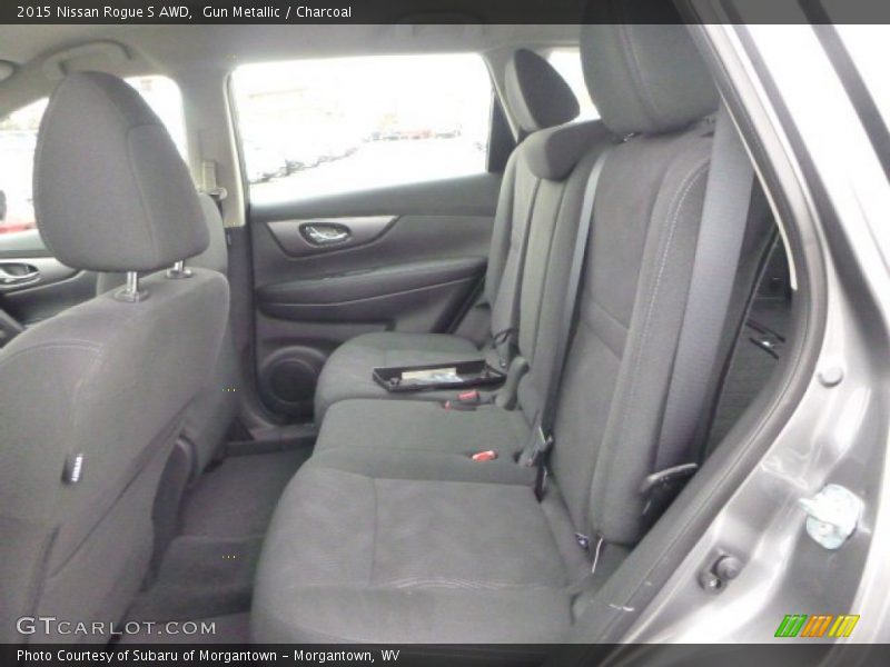 Gun Metallic / Charcoal 2015 Nissan Rogue S AWD