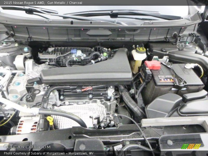 Gun Metallic / Charcoal 2015 Nissan Rogue S AWD