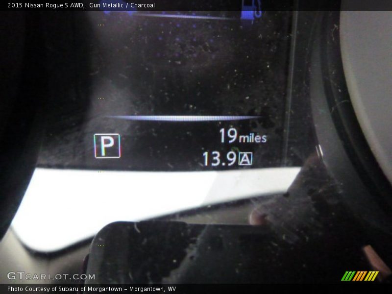 Gun Metallic / Charcoal 2015 Nissan Rogue S AWD