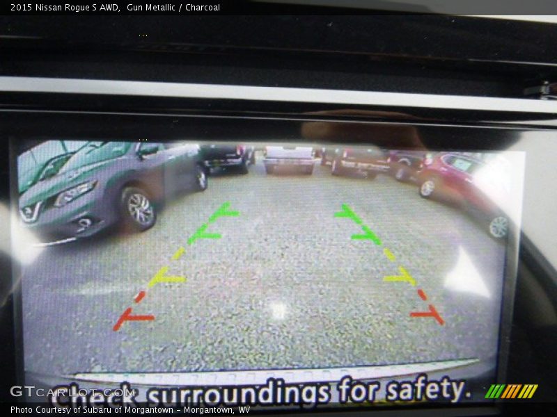 Gun Metallic / Charcoal 2015 Nissan Rogue S AWD