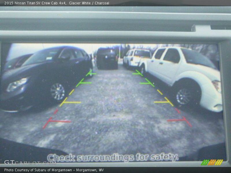 Glacier White / Charcoal 2015 Nissan Titan SV Crew Cab 4x4
