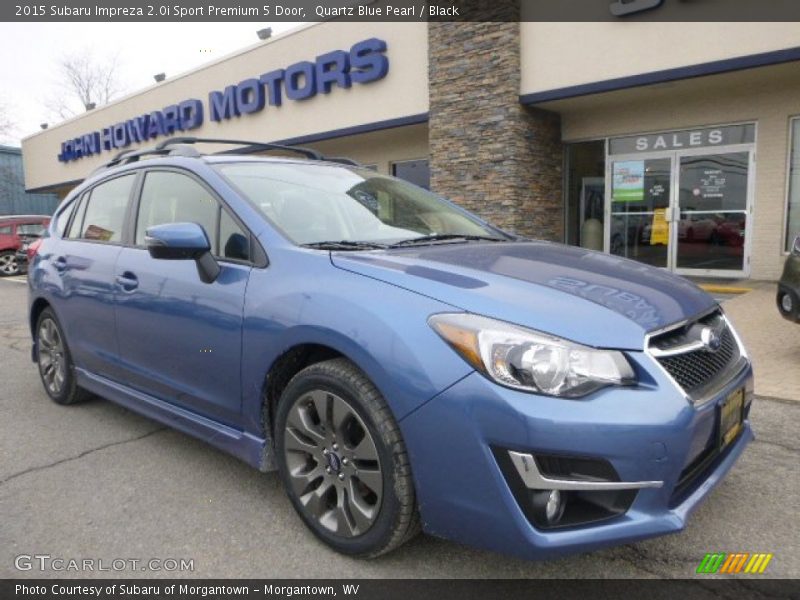 Quartz Blue Pearl / Black 2015 Subaru Impreza 2.0i Sport Premium 5 Door