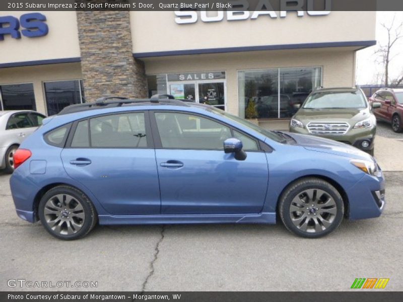 Quartz Blue Pearl / Black 2015 Subaru Impreza 2.0i Sport Premium 5 Door