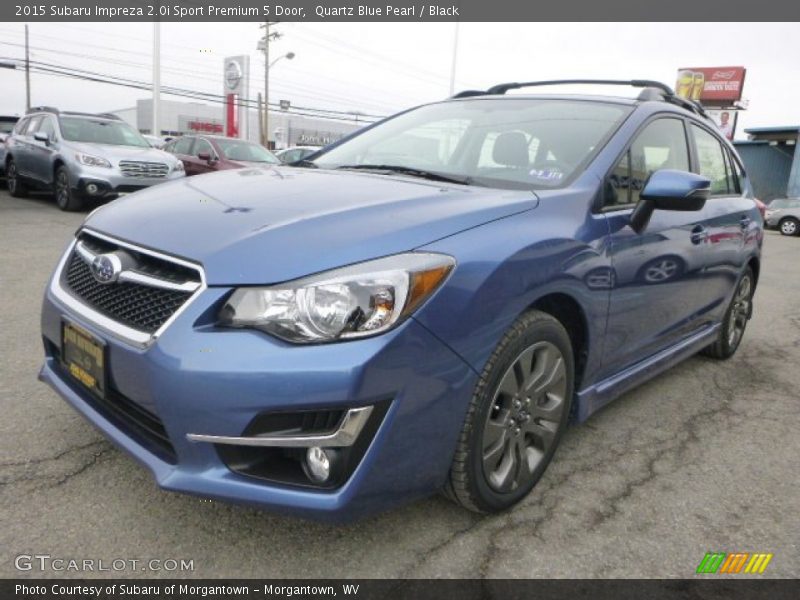 Quartz Blue Pearl / Black 2015 Subaru Impreza 2.0i Sport Premium 5 Door
