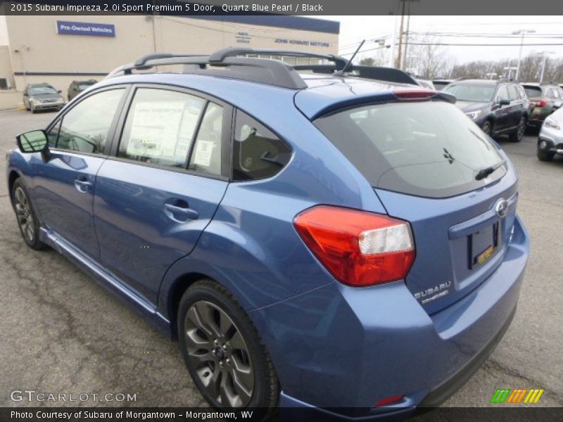 Quartz Blue Pearl / Black 2015 Subaru Impreza 2.0i Sport Premium 5 Door