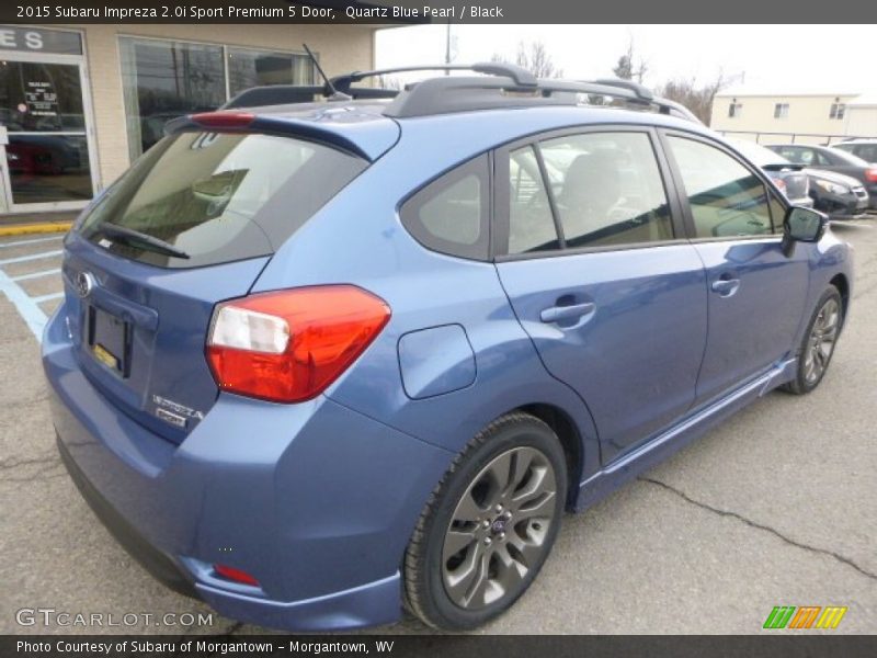 Quartz Blue Pearl / Black 2015 Subaru Impreza 2.0i Sport Premium 5 Door