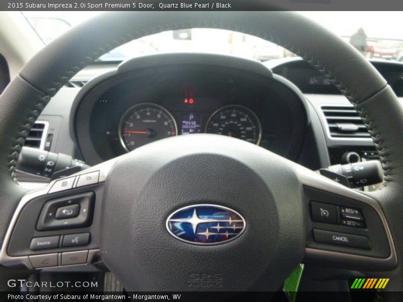Quartz Blue Pearl / Black 2015 Subaru Impreza 2.0i Sport Premium 5 Door