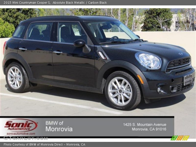 Absolute Black Metallic / Carbon Black 2015 Mini Countryman Cooper S