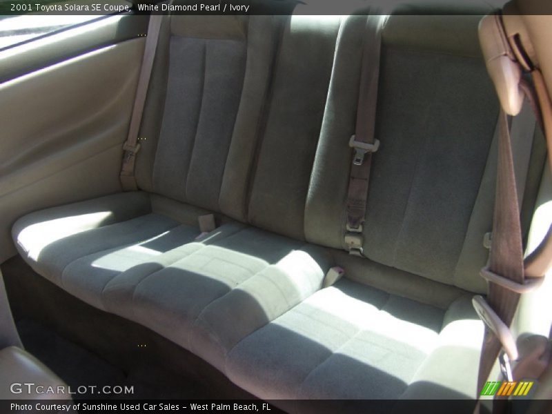 White Diamond Pearl / Ivory 2001 Toyota Solara SE Coupe