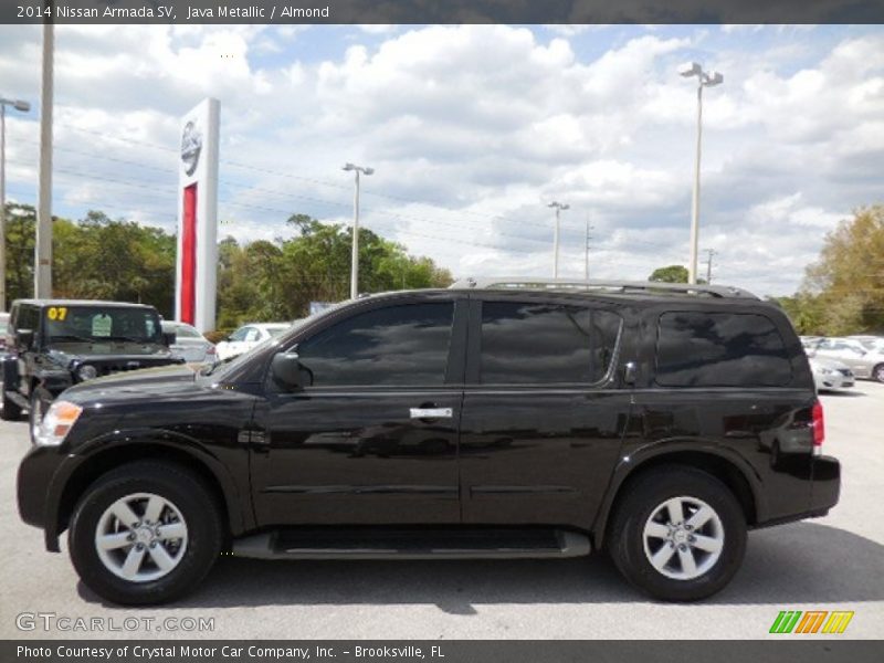 Java Metallic / Almond 2014 Nissan Armada SV
