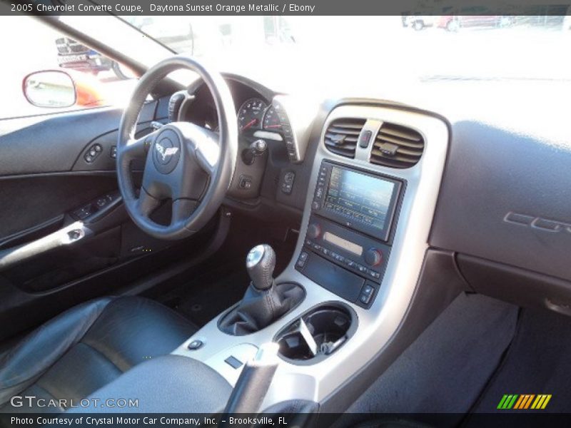Daytona Sunset Orange Metallic / Ebony 2005 Chevrolet Corvette Coupe