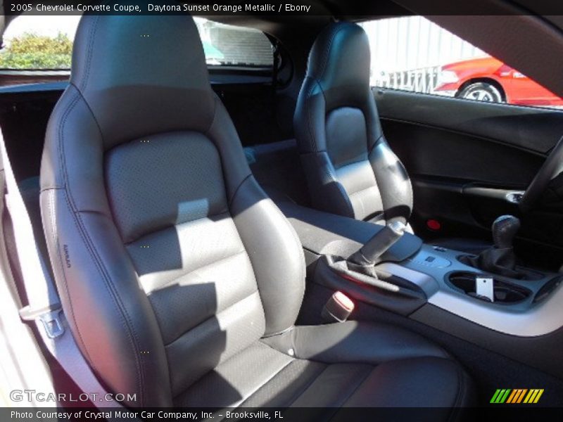 Daytona Sunset Orange Metallic / Ebony 2005 Chevrolet Corvette Coupe