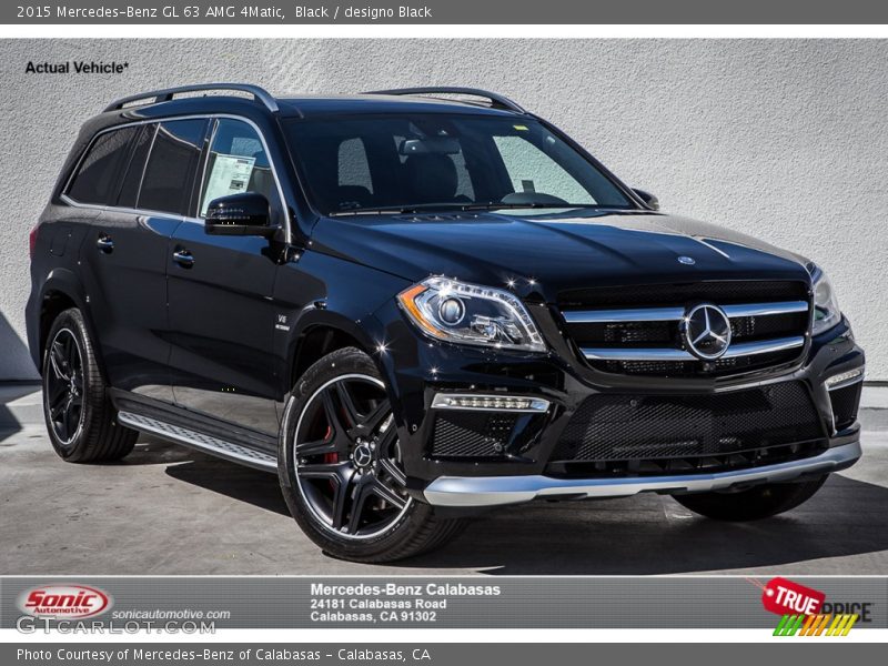 Black / designo Black 2015 Mercedes-Benz GL 63 AMG 4Matic