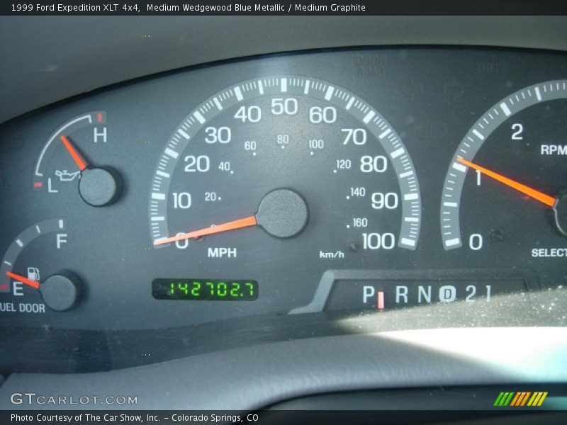 Medium Wedgewood Blue Metallic / Medium Graphite 1999 Ford Expedition XLT 4x4
