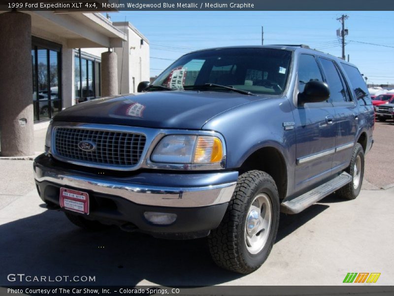 Medium Wedgewood Blue Metallic / Medium Graphite 1999 Ford Expedition XLT 4x4
