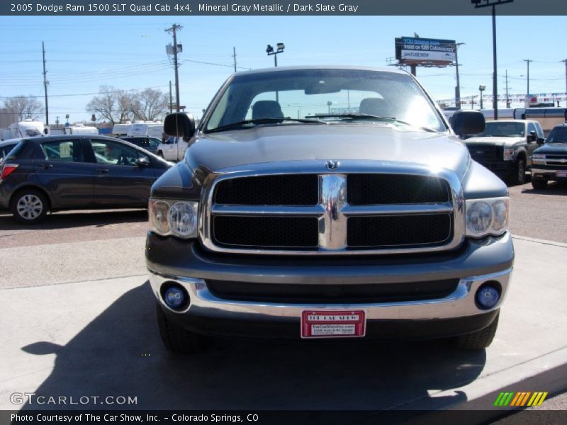Mineral Gray Metallic / Dark Slate Gray 2005 Dodge Ram 1500 SLT Quad Cab 4x4