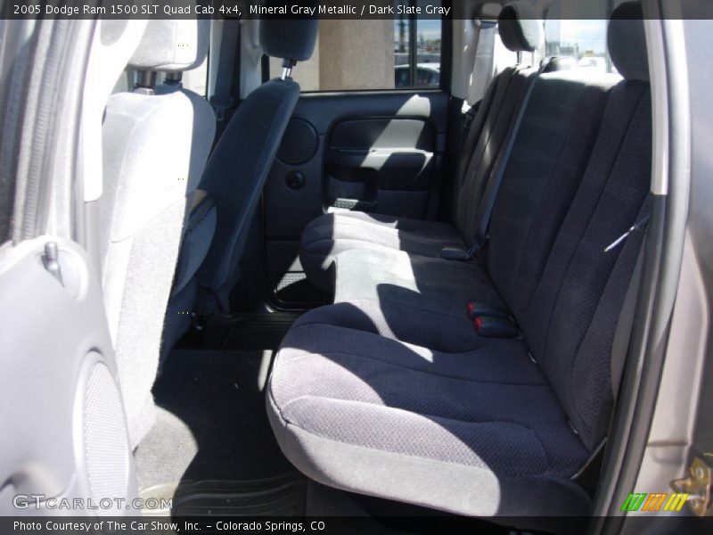 Mineral Gray Metallic / Dark Slate Gray 2005 Dodge Ram 1500 SLT Quad Cab 4x4
