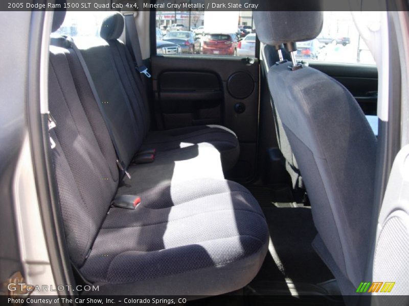 Mineral Gray Metallic / Dark Slate Gray 2005 Dodge Ram 1500 SLT Quad Cab 4x4