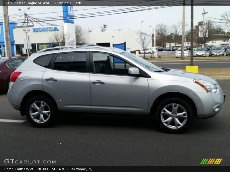 Silver Ice / Black 2010 Nissan Rogue SL AWD