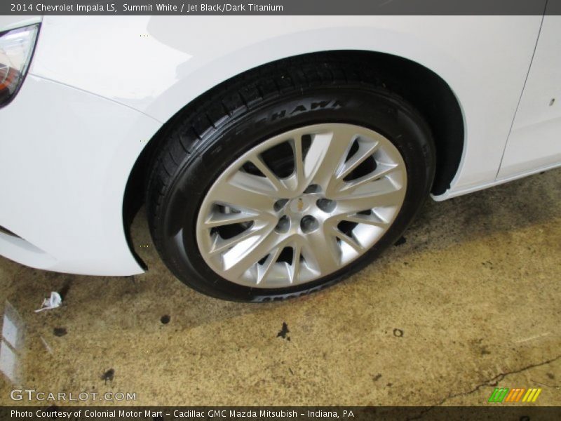 Summit White / Jet Black/Dark Titanium 2014 Chevrolet Impala LS