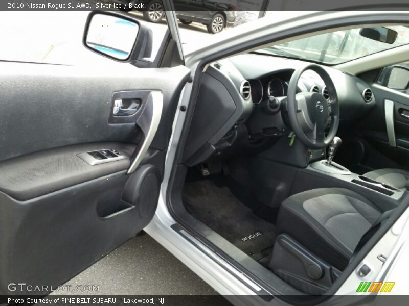 Silver Ice / Black 2010 Nissan Rogue SL AWD