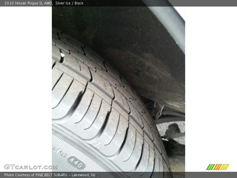 Silver Ice / Black 2010 Nissan Rogue SL AWD