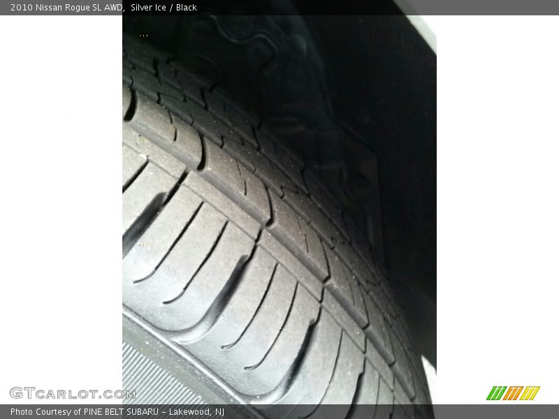 Silver Ice / Black 2010 Nissan Rogue SL AWD