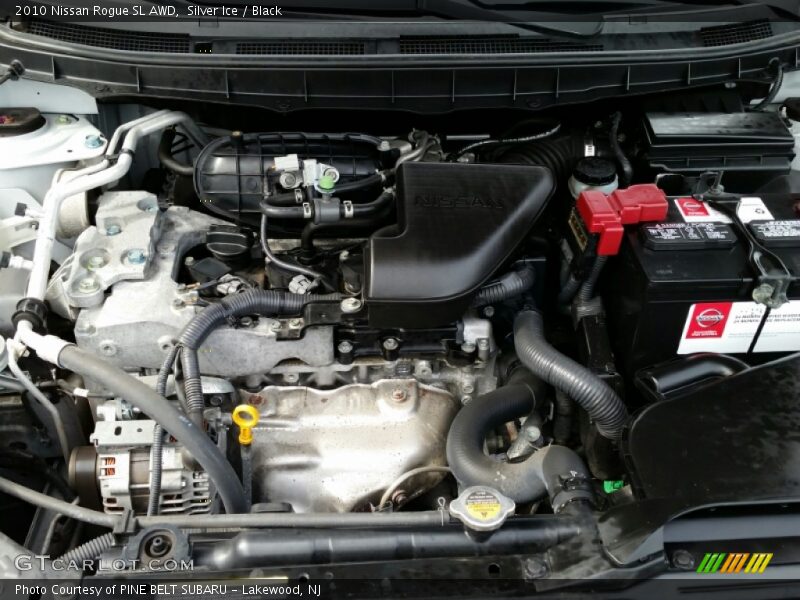 Silver Ice / Black 2010 Nissan Rogue SL AWD