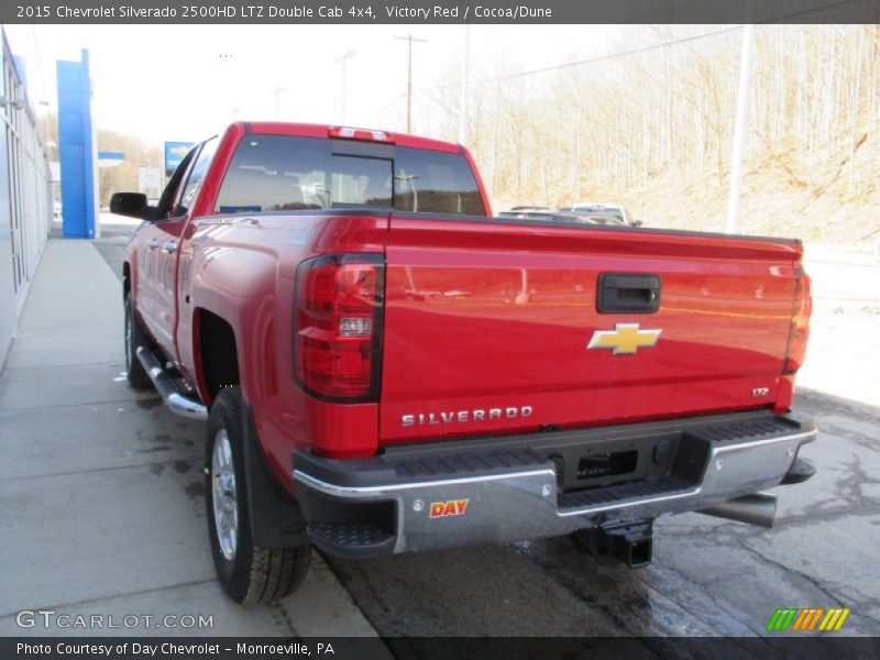 Victory Red / Cocoa/Dune 2015 Chevrolet Silverado 2500HD LTZ Double Cab 4x4