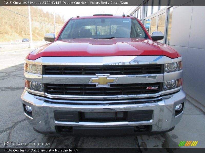 Victory Red / Cocoa/Dune 2015 Chevrolet Silverado 2500HD LTZ Double Cab 4x4