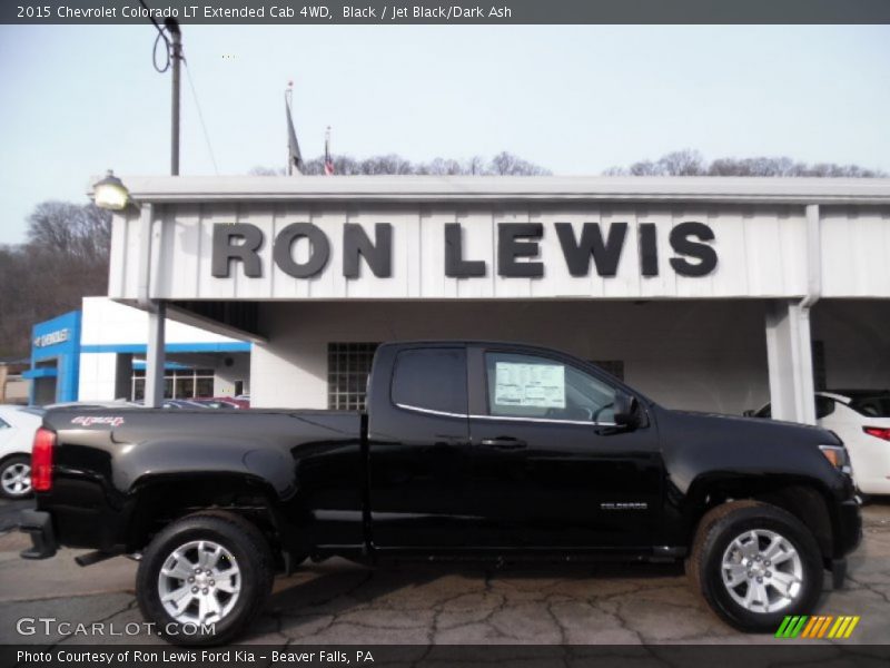 Black / Jet Black/Dark Ash 2015 Chevrolet Colorado LT Extended Cab 4WD