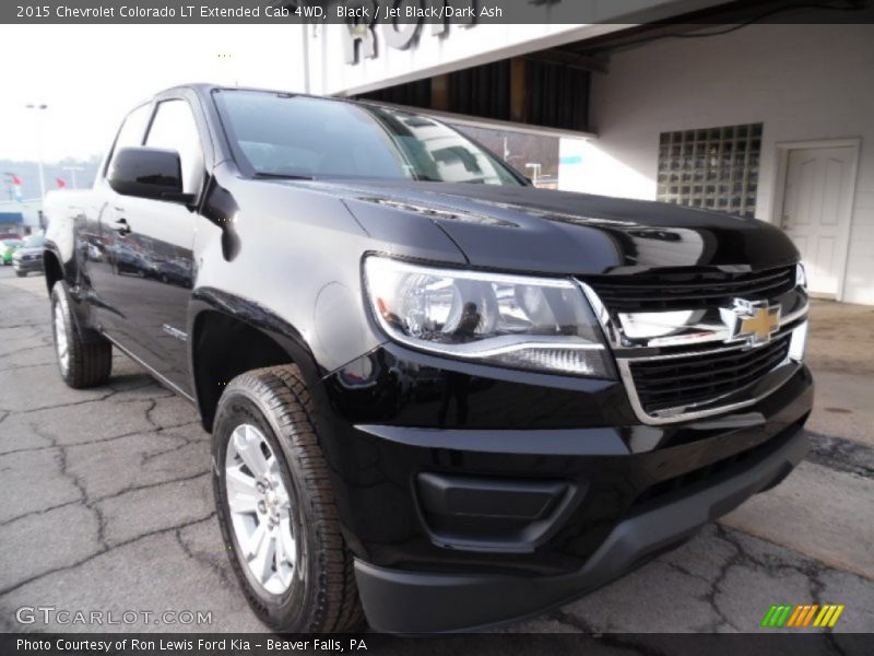 Black / Jet Black/Dark Ash 2015 Chevrolet Colorado LT Extended Cab 4WD