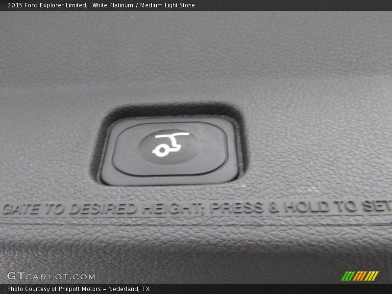 White Platinum / Medium Light Stone 2015 Ford Explorer Limited