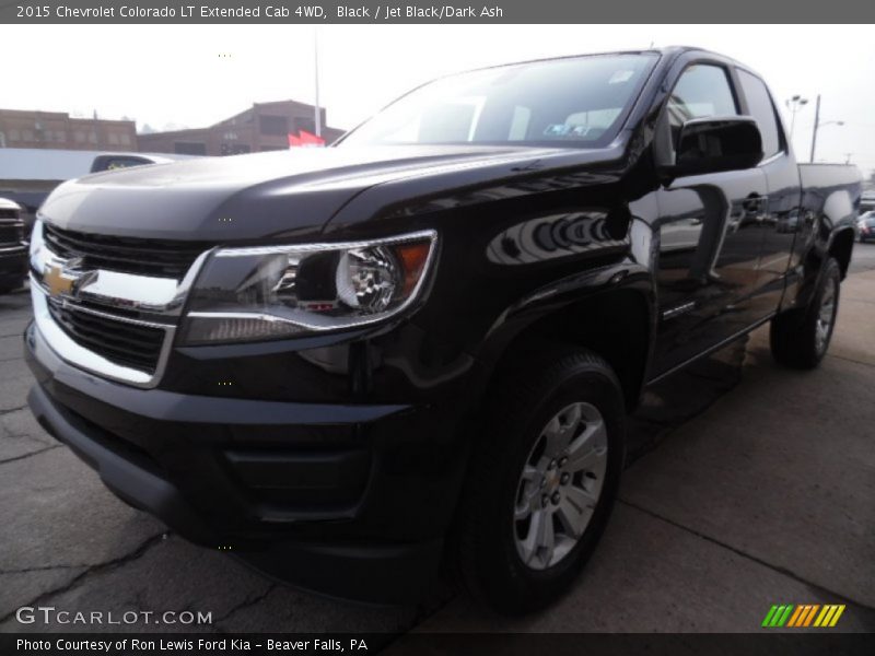 Black / Jet Black/Dark Ash 2015 Chevrolet Colorado LT Extended Cab 4WD
