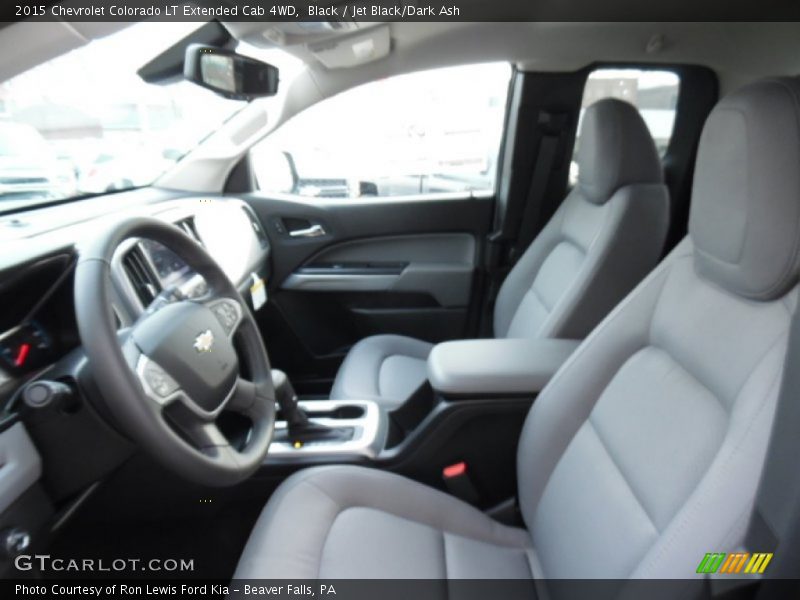  2015 Colorado LT Extended Cab 4WD Jet Black/Dark Ash Interior