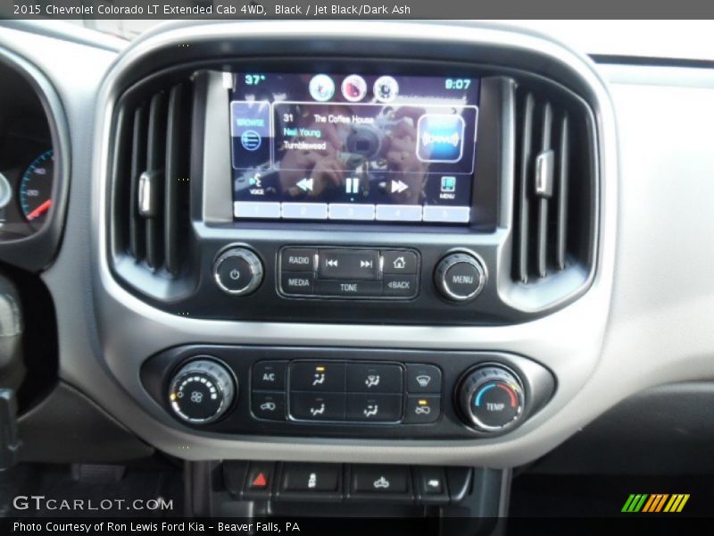 Controls of 2015 Colorado LT Extended Cab 4WD