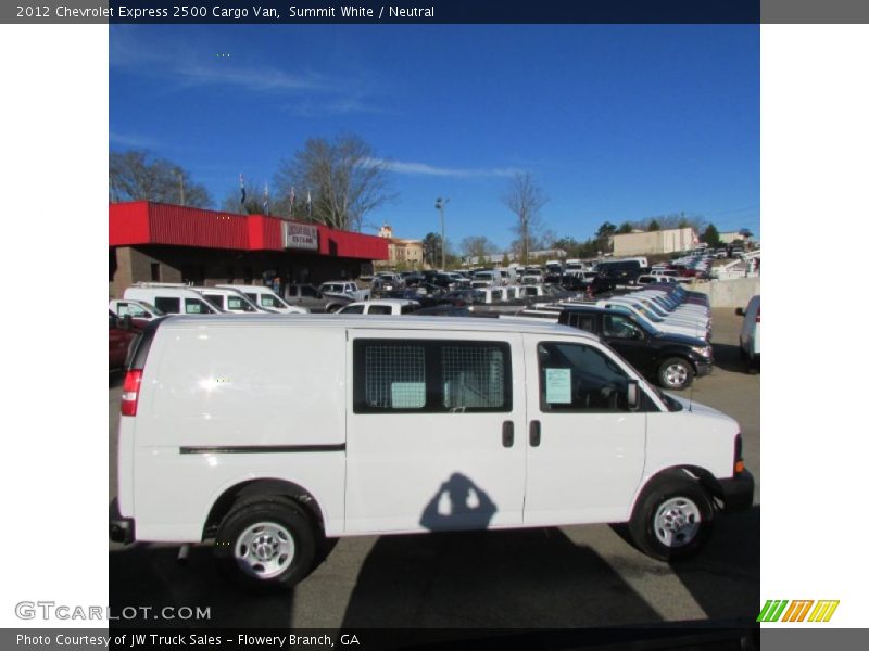 Summit White / Neutral 2012 Chevrolet Express 2500 Cargo Van