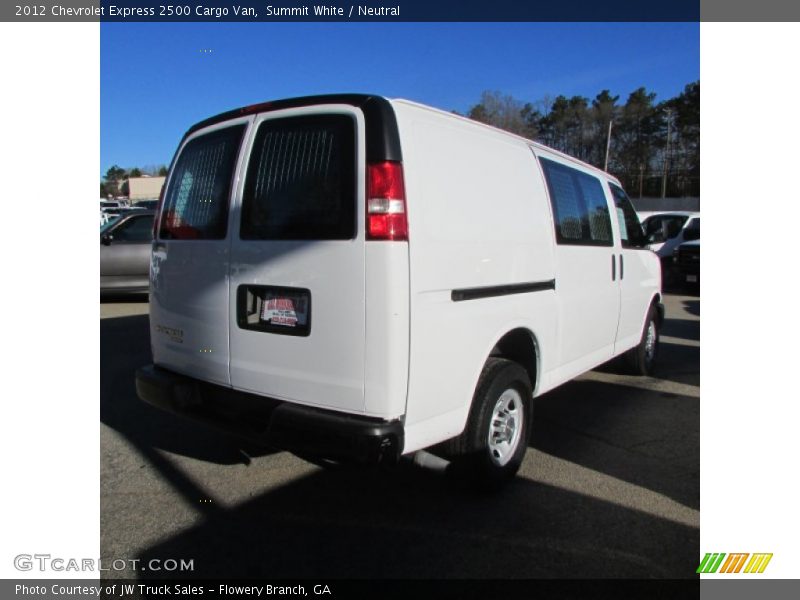 Summit White / Neutral 2012 Chevrolet Express 2500 Cargo Van