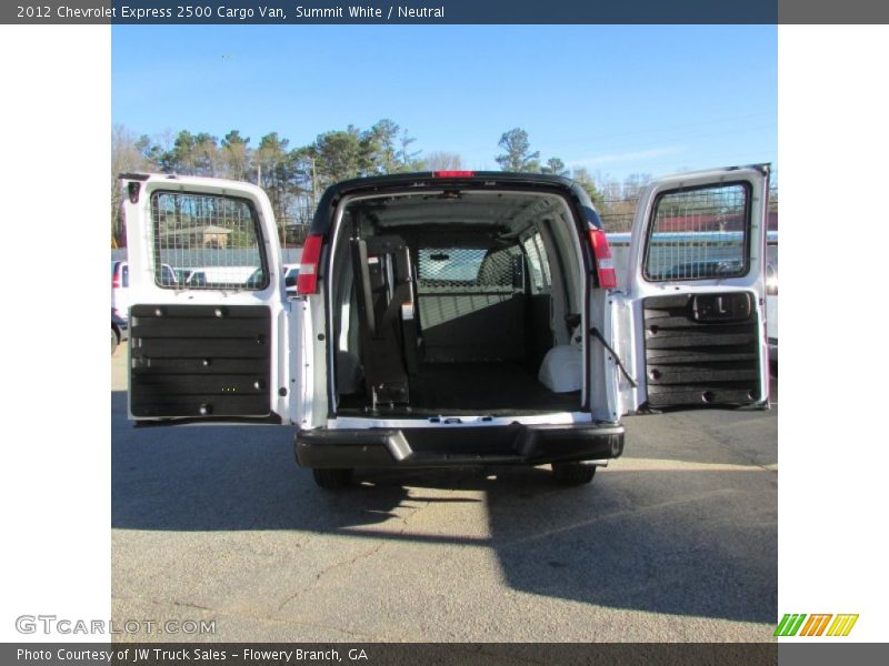 Summit White / Neutral 2012 Chevrolet Express 2500 Cargo Van